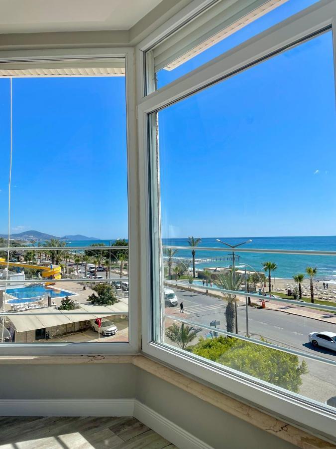 Sa Apartments! Beachfront Apartment With Sea View & Pool Alanya Exterior photo
