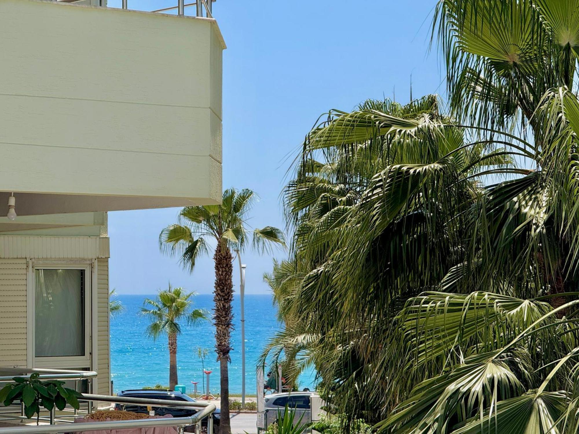 Sa Apartments! Beachfront Apartment With Sea View & Pool Alanya Exterior photo