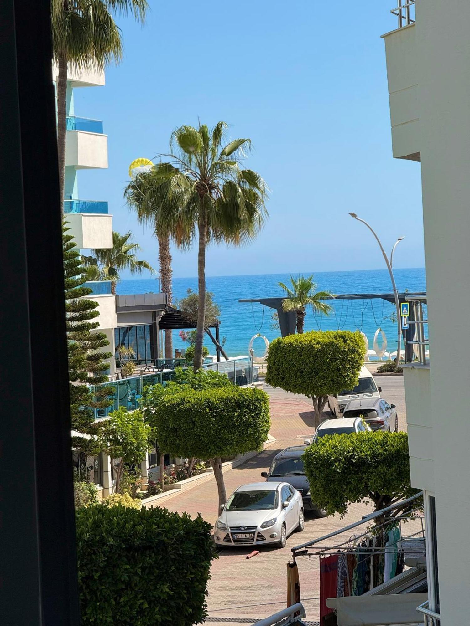 Sa Apartments! Beachfront Apartment With Sea View & Pool Alanya Exterior photo