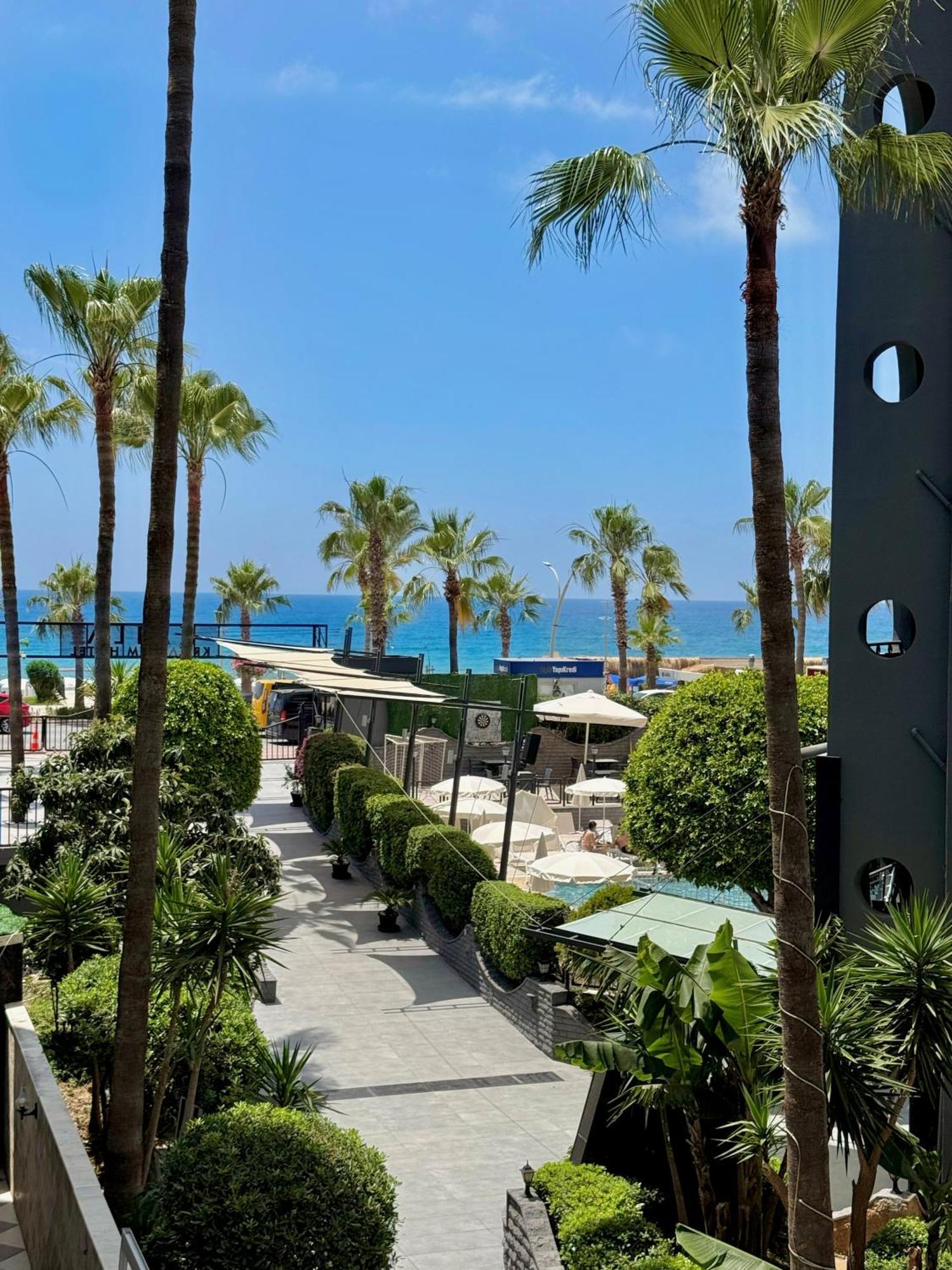 Sa Apartments! Beachfront Apartment With Sea View & Pool Alanya Exterior photo